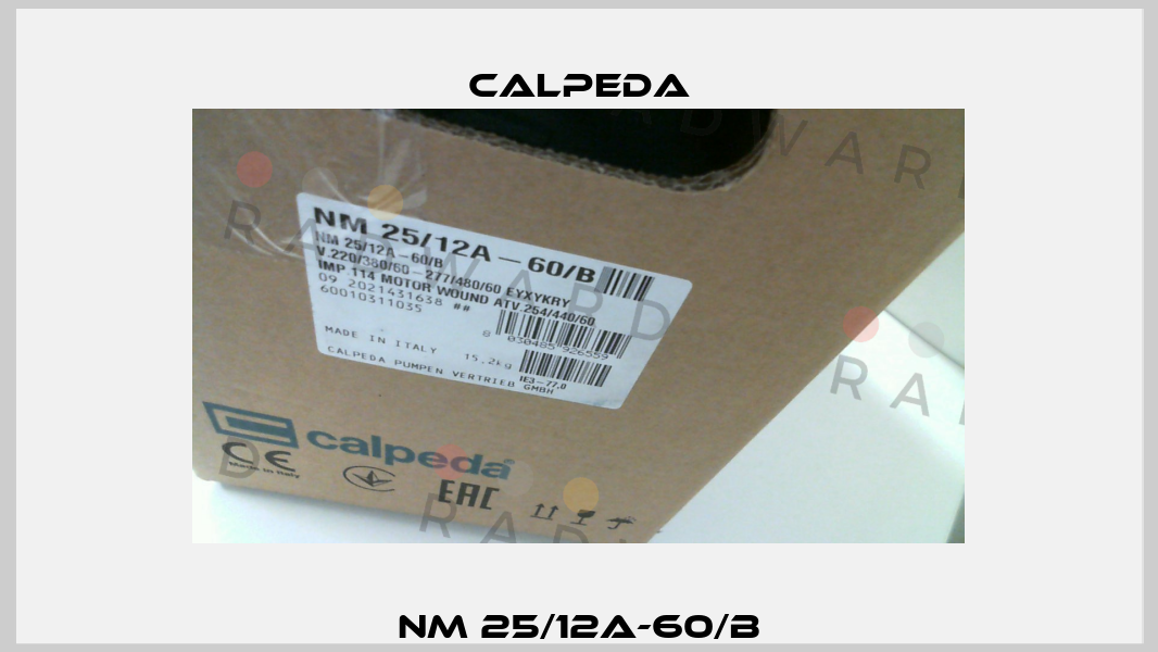 NM 25/12A-60/B Calpeda