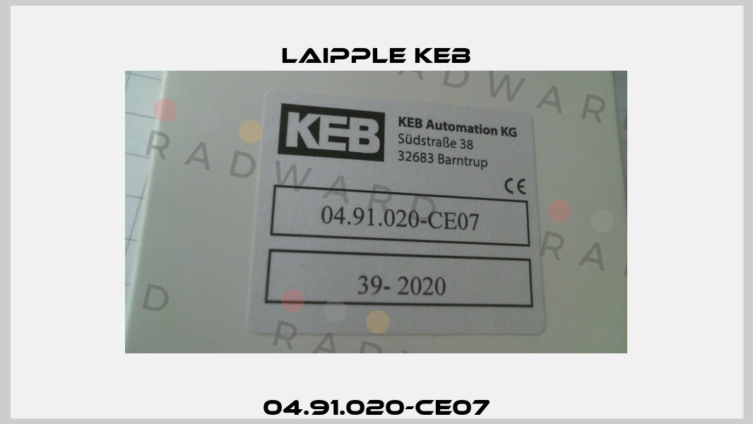 04.91.020-CE07 LAIPPLE KEB