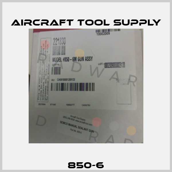 850-6 Aircraft Tool Supply