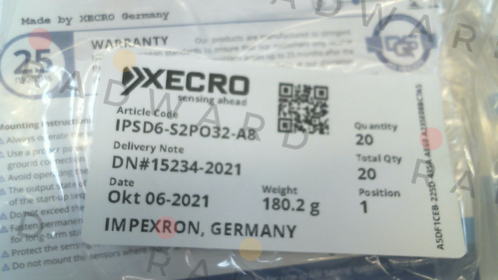 IPSD6-S2PO32-A8 Xecro