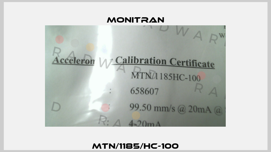 MTN/1185/HC-100 Monitran