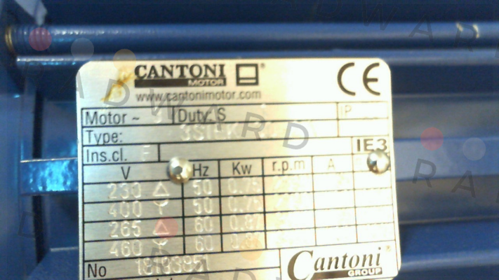 P/N: 1108A002425IE3, Type: 3SIEK 80-2A Cantoni