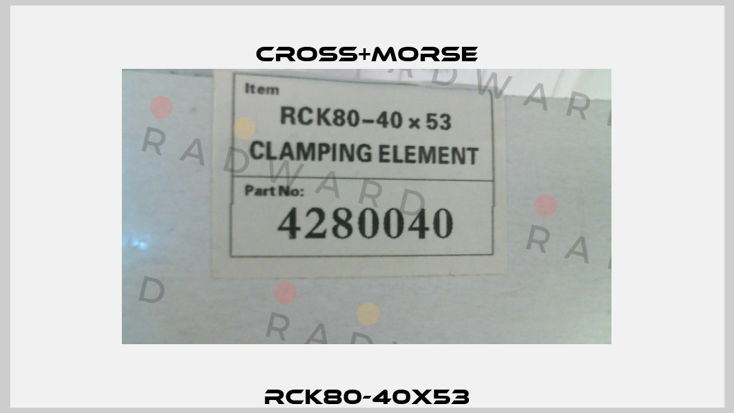 RCK80-40x53 Cross+Morse