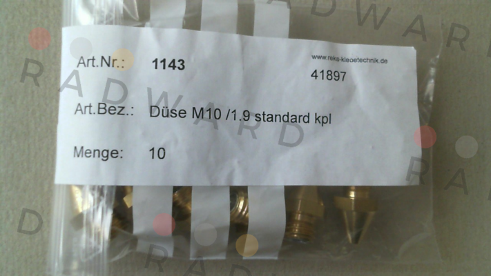 P/N: 001143, Type: M10 /1.9 Reka