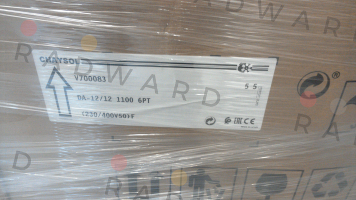 P/N: V700083, (DA 12/12 1.100 W 6 PT 230/400 V IP 20) Chaysol