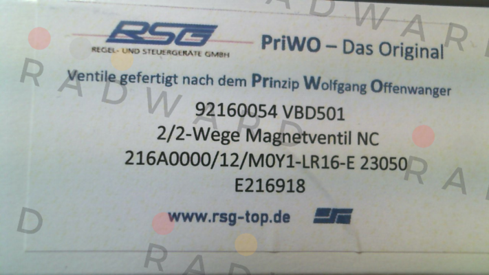 VBD 501 16mm OFFENWANGER