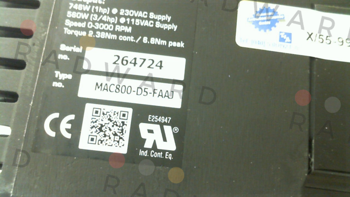 MAC800-D5-FAAJ JVL