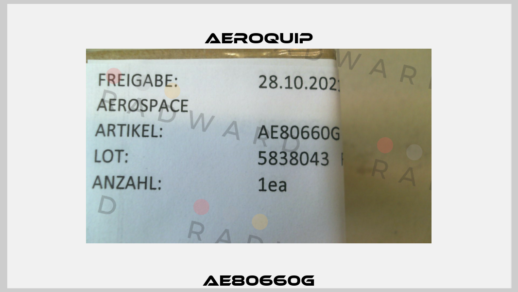 AE80660G Aeroquip