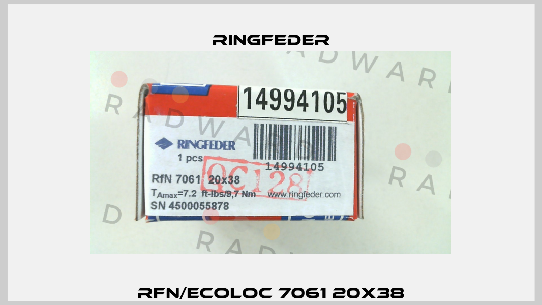 RFN/ECOLOC 7061 20X38 Ringfeder