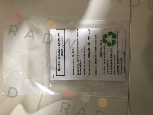 Warranty extension for CPL35/R2 Loreme