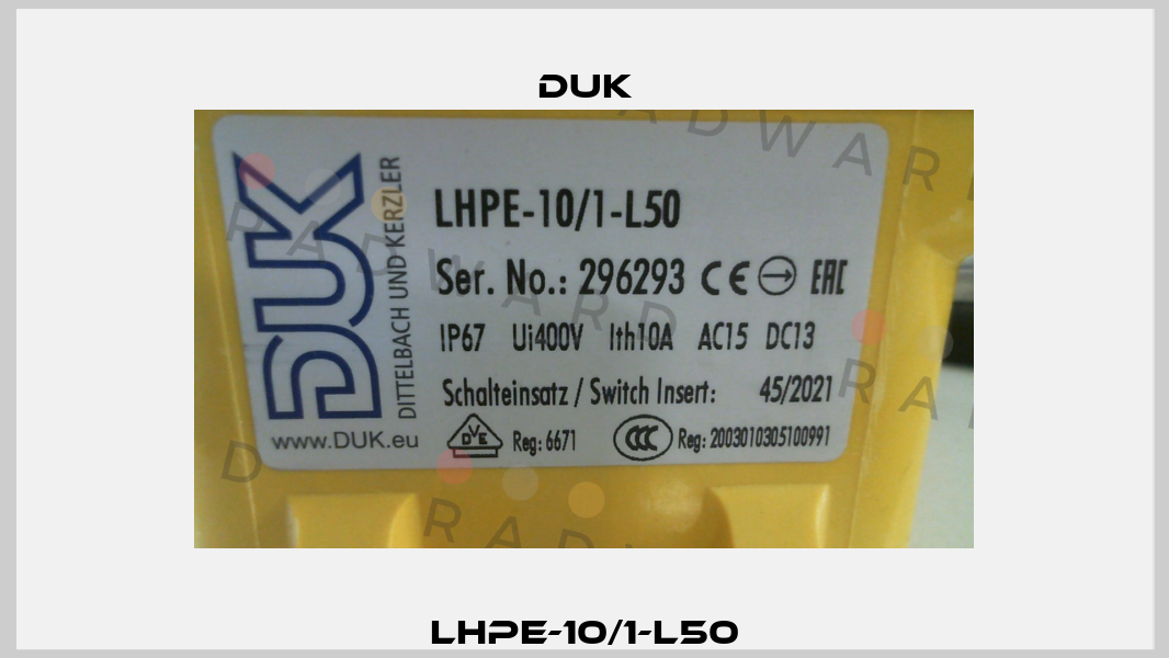 LHPE-10/1-L50 DUK