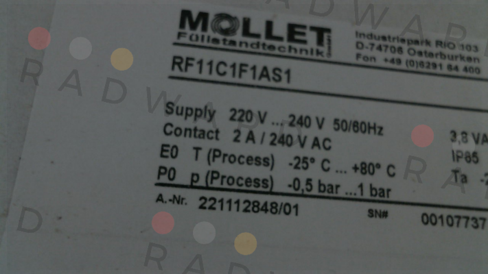 RF11C1F1AS1 Mollet