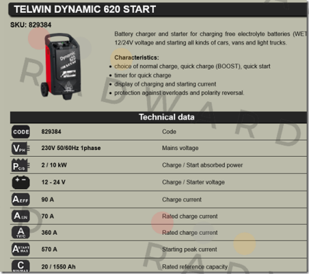 T829384 Telwin
