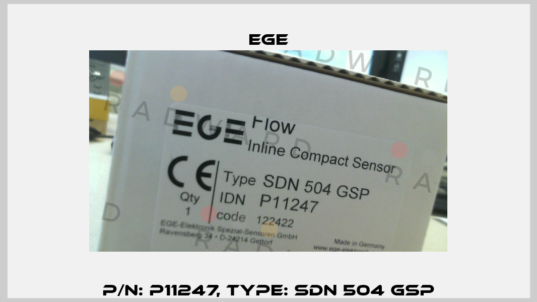 p/n: P11247, Type: SDN 504 GSP Ege