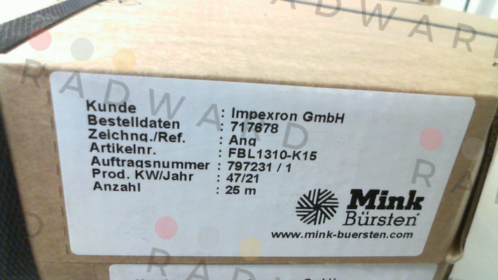 FBL1310-K15 Mink Bürsten