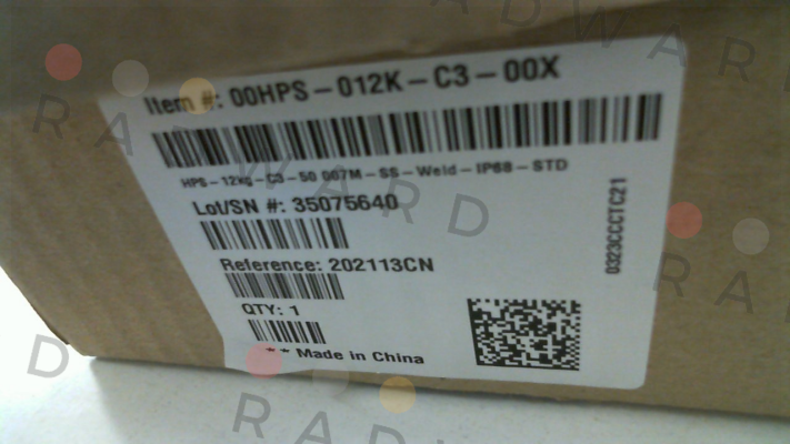 00HPS-012K-C3-00X Revere
