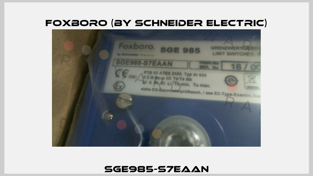 SGE985-S7EAAN Foxboro (by Schneider Electric)