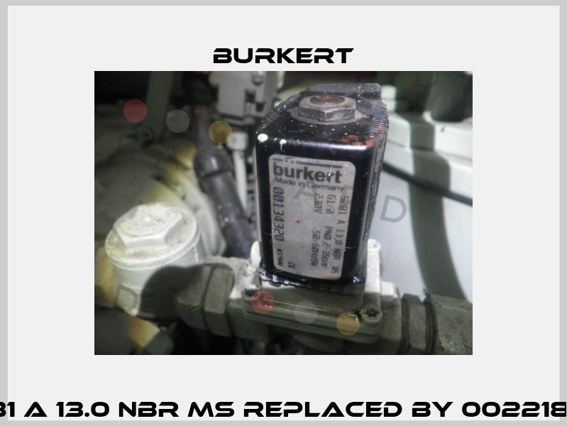 5281 A 13.0 NBR MS replaced by 00221846  Burkert
