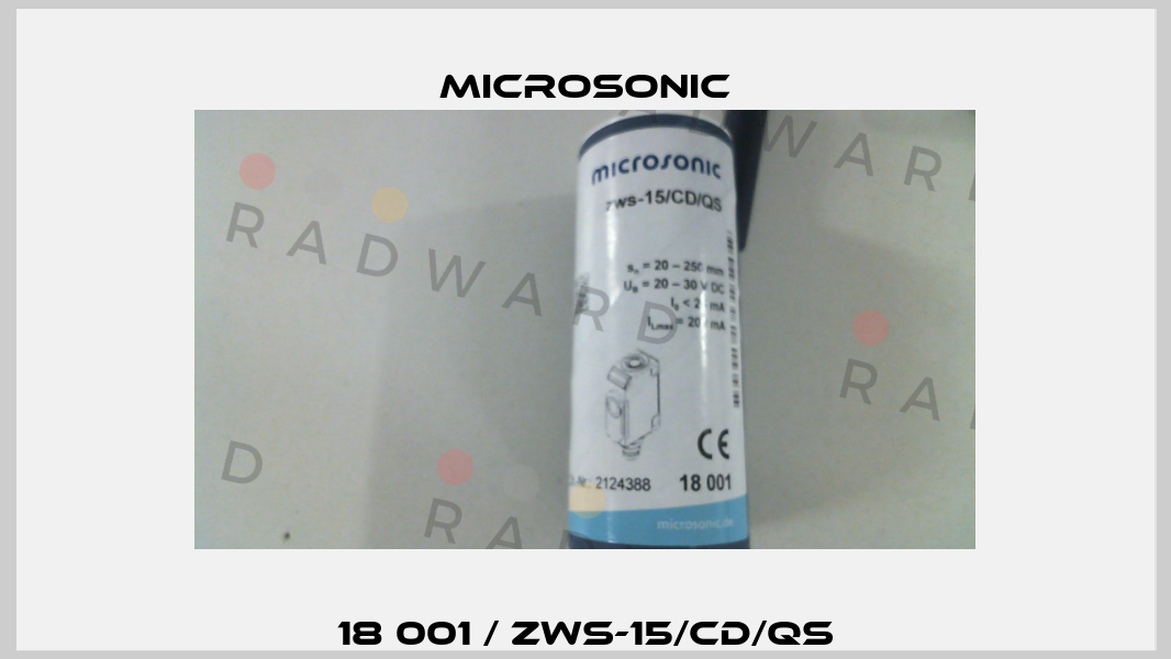 18 001 / ZWS-15/CD/QS Microsonic