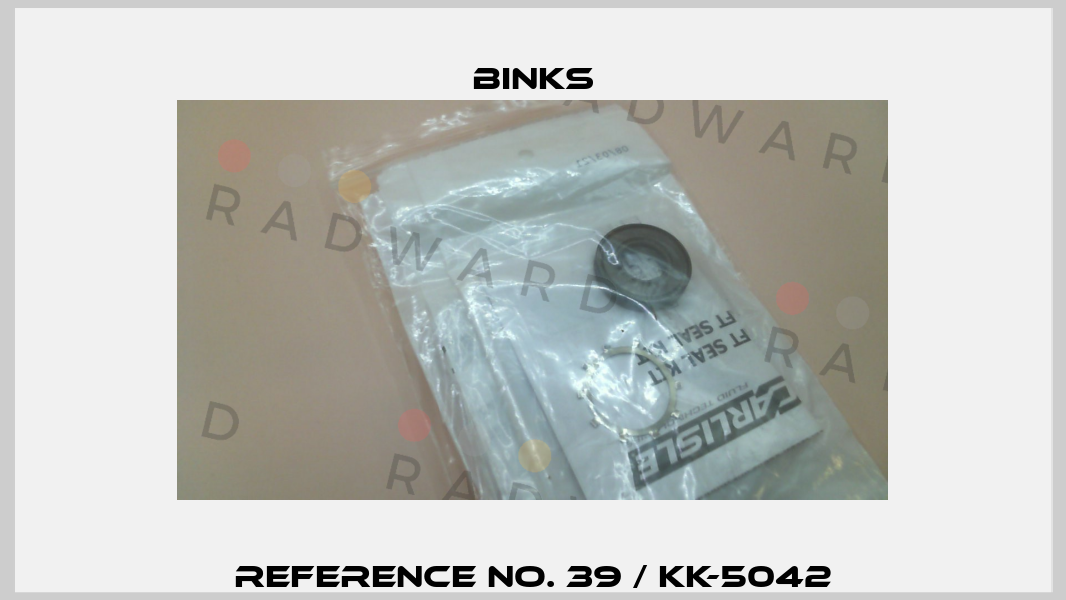 Reference No. 39 / KK-5042 Binks