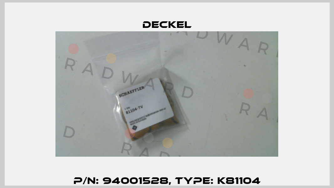 P/N: 94001528, Type: K81104 Deckel