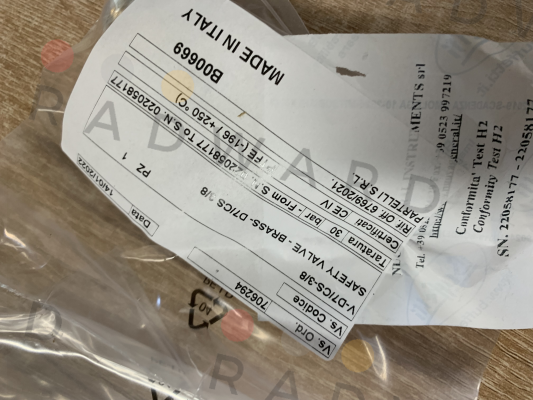 018398599 Nuova General Instruments
