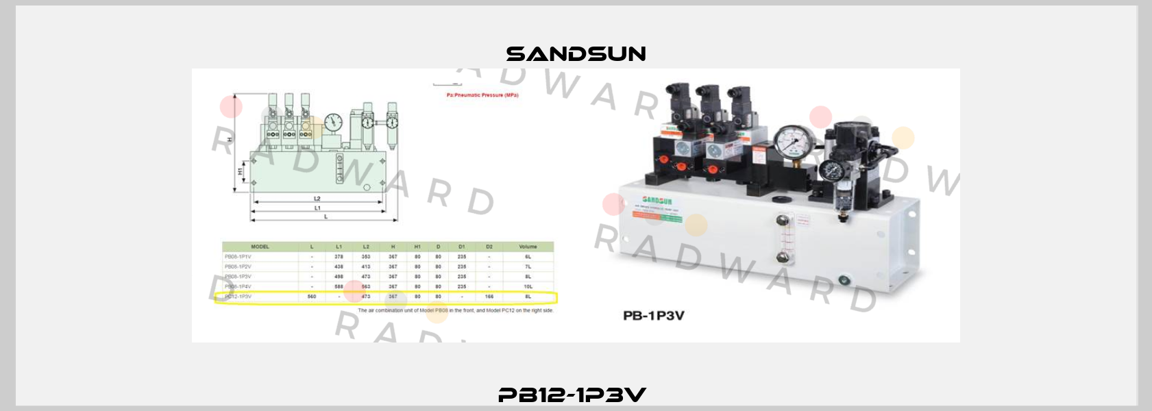 PB12-1P3V  Sandsun