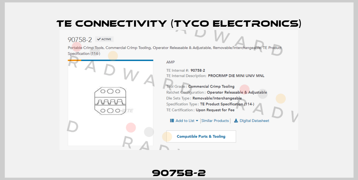 90758-2 TE Connectivity (Tyco Electronics)