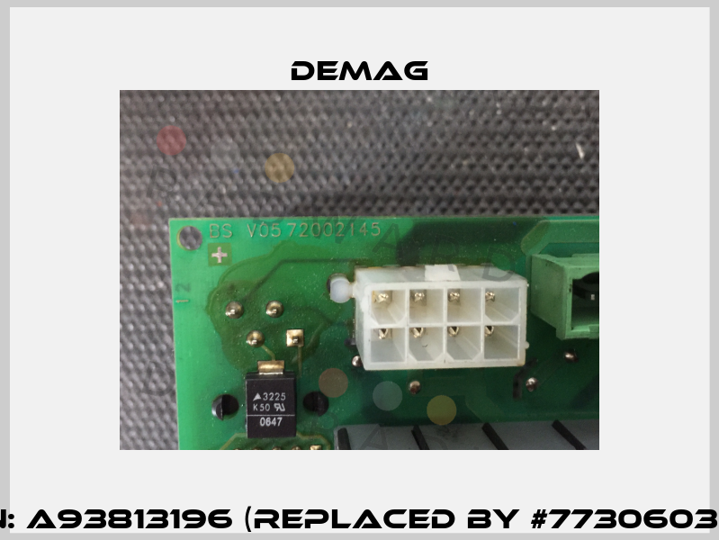 SN: A93813196 (replaced by #77306033)  Demag