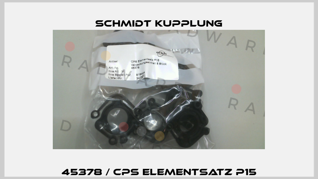 45378 / CPS Elementsatz P15 Schmidt Kupplung
