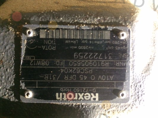 R910905650 / 	A  A10V O 45 DFR /31R-PSC62K04  Rexroth
