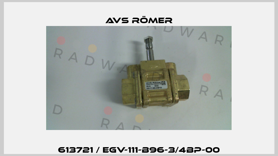 613721 / EGV-111-B96-3/4BP-00 Avs Römer