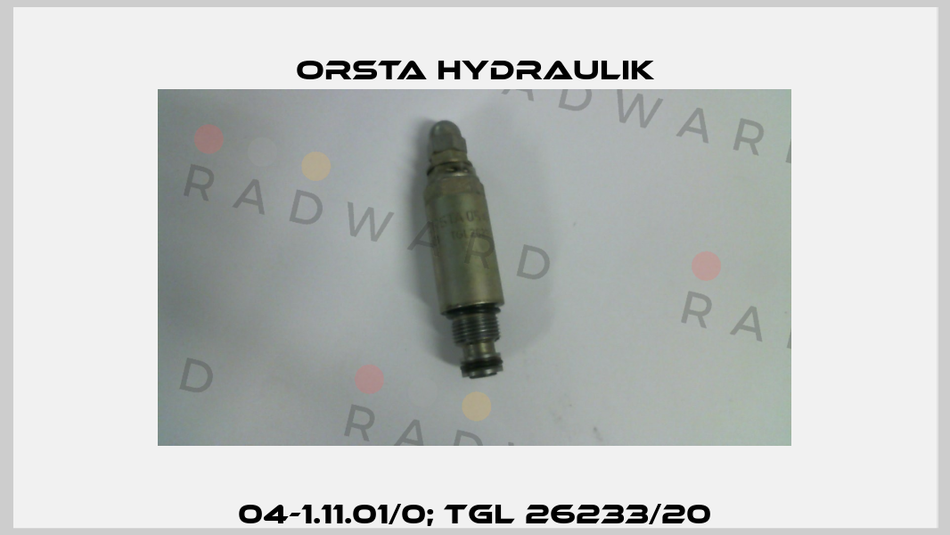 04-1.11.01/0; TGL 26233/20 Orsta Hydraulik