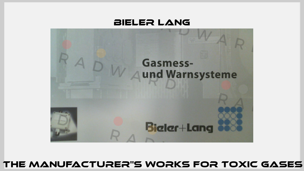 Initial adjustment in the manufacturer"s works for toxic gases (Gasmonitor CO-324) Bieler Lang