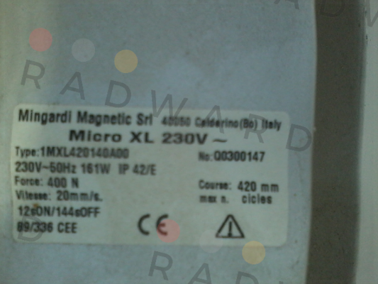 1MXL420140A00 Mingardi
