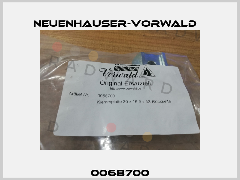 0068700 Neuenhauser-Vorwald ﻿