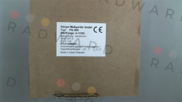 PQ96K Weigel