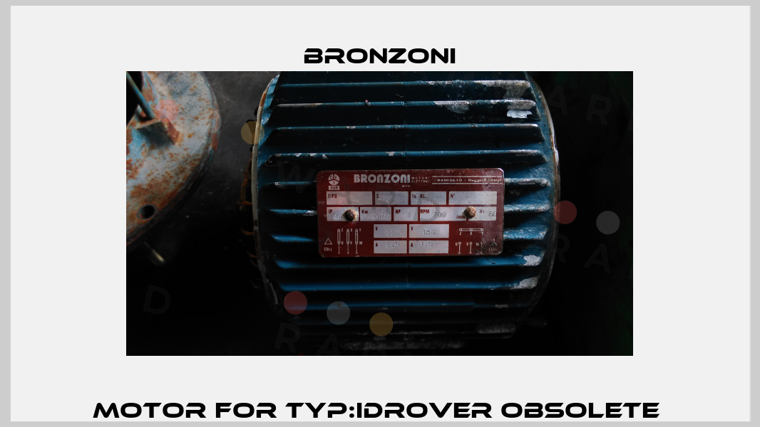 Motor for Typ:IDROVER obsolete  Bronzoni