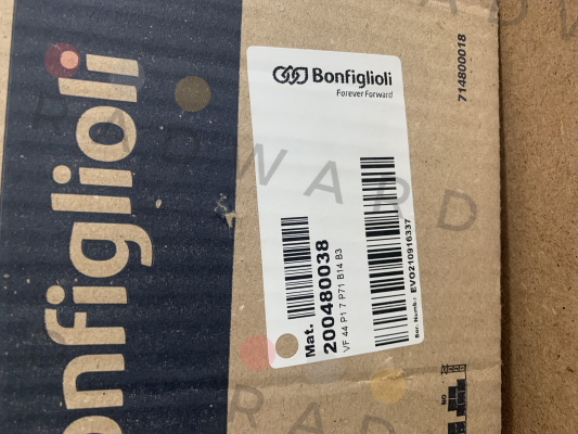 200480038 / VF 44 P1 7 P71 B14 B3 Bonfiglioli