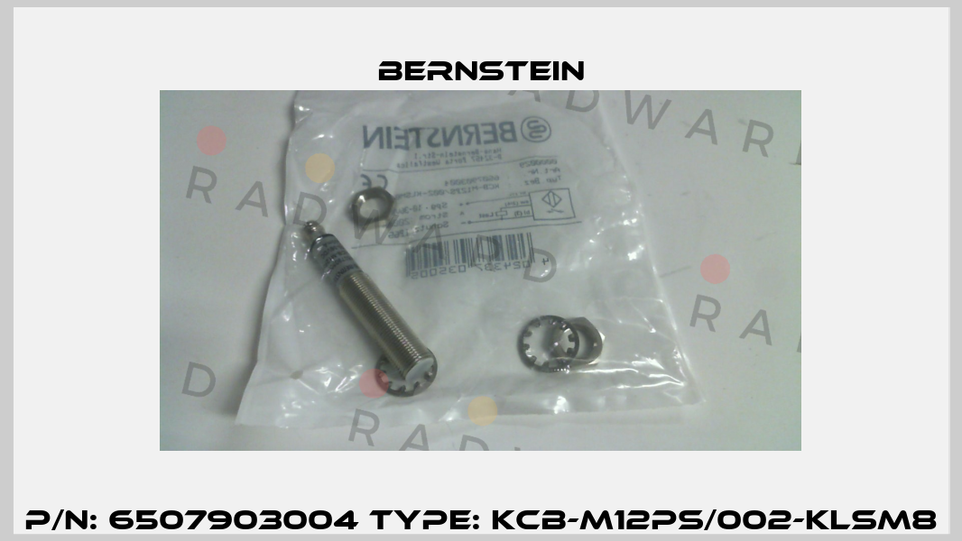 P/N: 6507903004 Type: KCB-M12PS/002-KLSM8 Bernstein