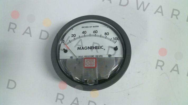01-20.SKALA (0 ... 100 INCHES OF WATER) Magnehelic