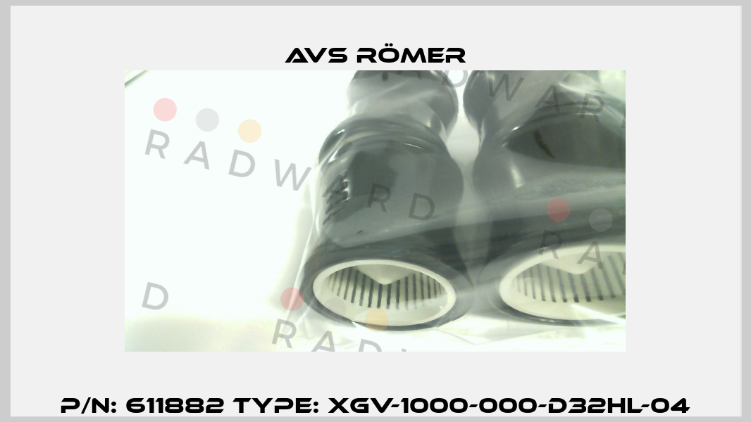 P/N: 611882 Type: XGV-1000-000-D32HL-04 Avs Römer