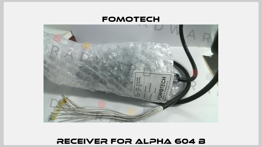 Receiver for Alpha 604 B Fomotech