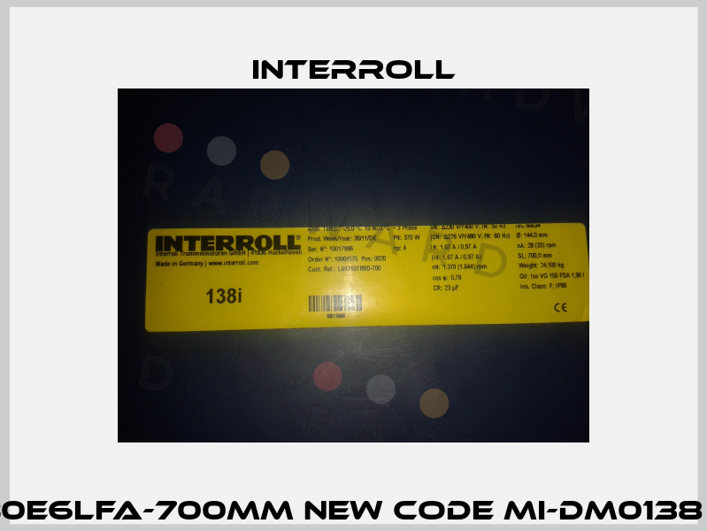 old code MI-DMI AC138I-LCL1BB0E6LFA-700mm new code MI-DM0138 DM1383-ASL13B0E5VFA-707mm Interroll