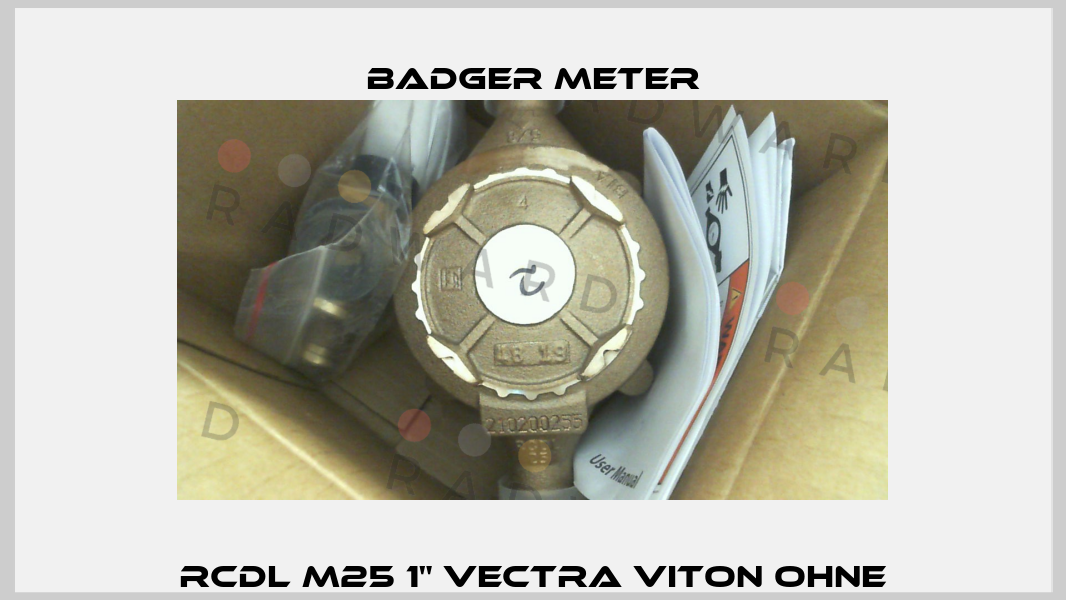 RCDL M25 1" VECTRA VITON OHNE Badger Meter