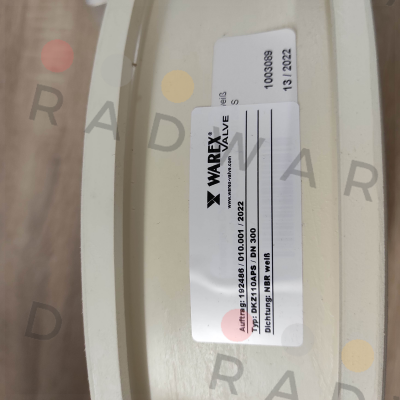WX6000 for DKZ110APS DN 300 Warex