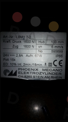 LBM1.7-2  oem Phoenix Mecano