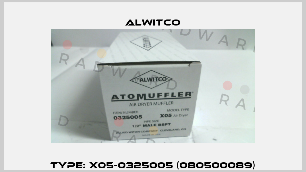 Type: X05-0325005 (080500089) Alwitco