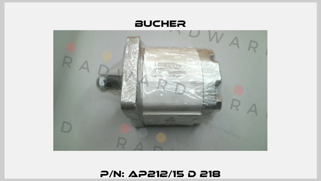 P/N: AP212/15 D 218 Bucher