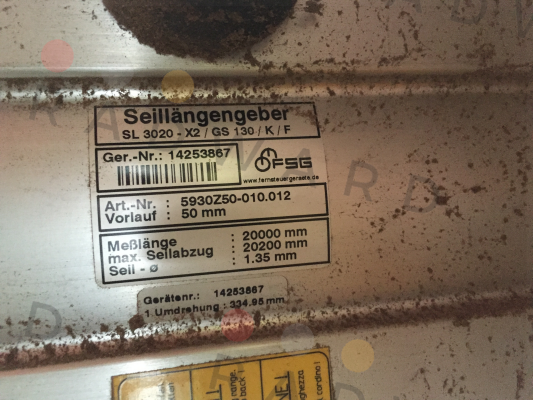 SL 3020-X2/GS130/K/F-01  FSG Fernsteuergeräte